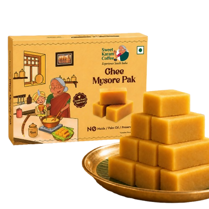 Sweet Karam Coffee Ghee Mysore Pak - Dista
