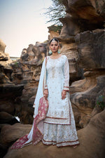 Thumbnail for Lehenga Mart Designer Faux Georgette Ready to wear Sharara Suit for Eid - Distacart