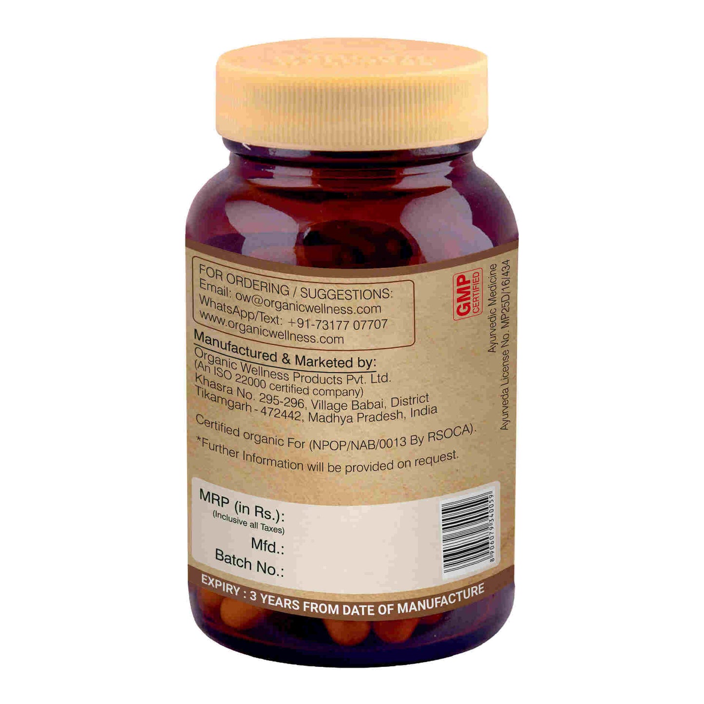 Organic Wellness Ow'heal Shatavari A+ - Distacart