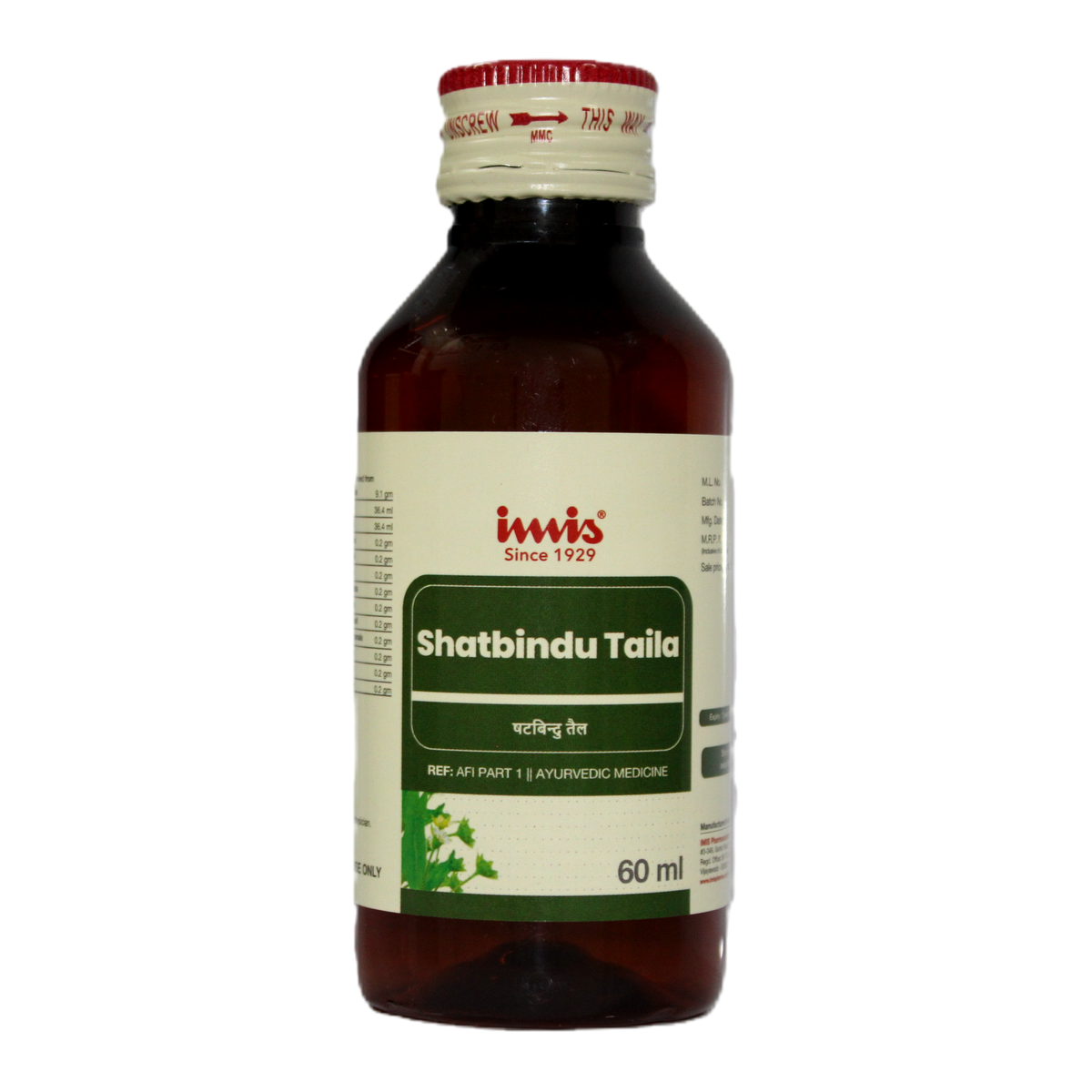 IMIS Ayurveda Shadbindu Taila