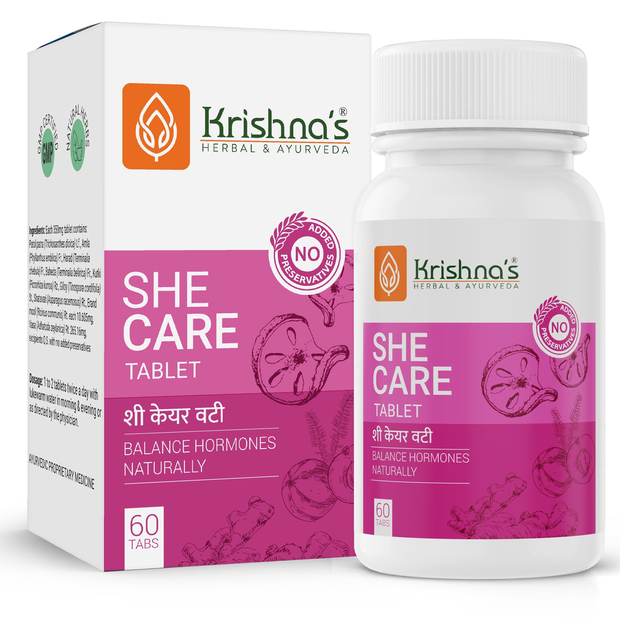 Krishna'S Herbal & Ayurveda She Care Tablets - Distacart
