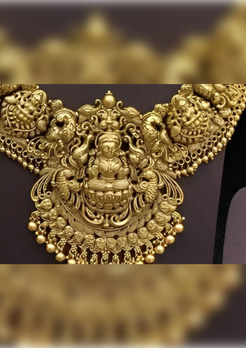 Jewel City Elegant South Indian Bridal Jewelry Set with Layered Necklace and Traditional Accessories