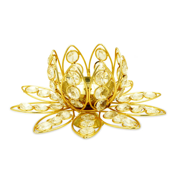 Shubhkart Nitya Brass Dhanlaxmi Kamal Diya - Distacart