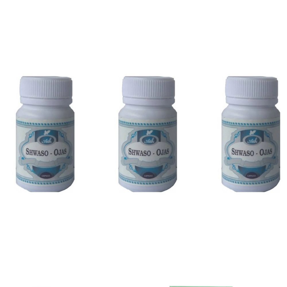 Ath Ayurdhamah Shwaso Ojas Capsules - Distacart