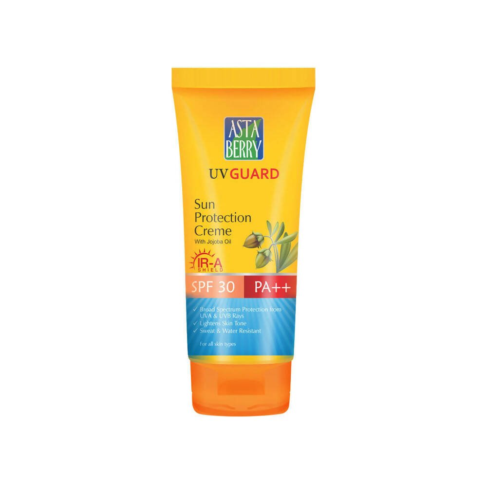 Astaberry UV Guard Sun Protection Crème SPF 30 with Jojoba Oil - Distacart