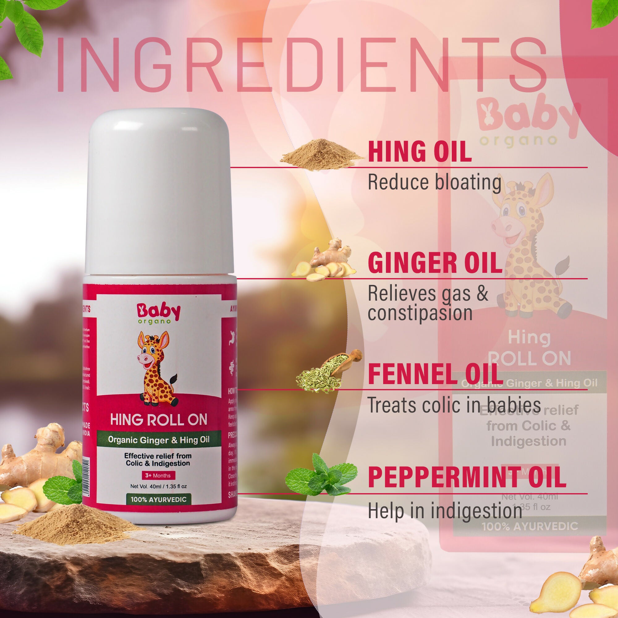 Babyorgano Hing Roll On - Distacart