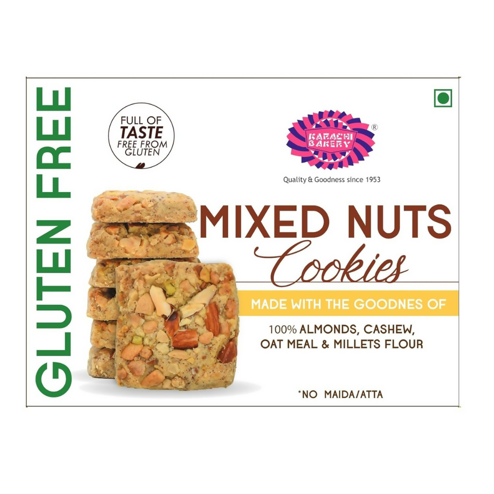 Karachi Bakery Gluten Free Biscuits (Mixed Nut) - Distacart