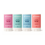 Thumbnail for Bitamin Natural Strawberry, Seasalt, Cotton Vanilla, Peach Deodorant Teens