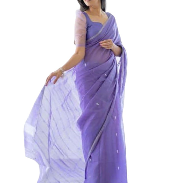 Vamika Weaving Banarasi Jacquard Blue Kanjivaram Saree - Distacart