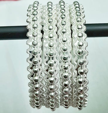Elite Trading Silver Bangles for Women Traditional & Everyday Wear/Odissi dance acessory - Distacart