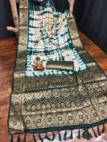 Thumbnail for Anaita Blue Soft Satin Silk Saree With Zari Weaving Work - Distacart
