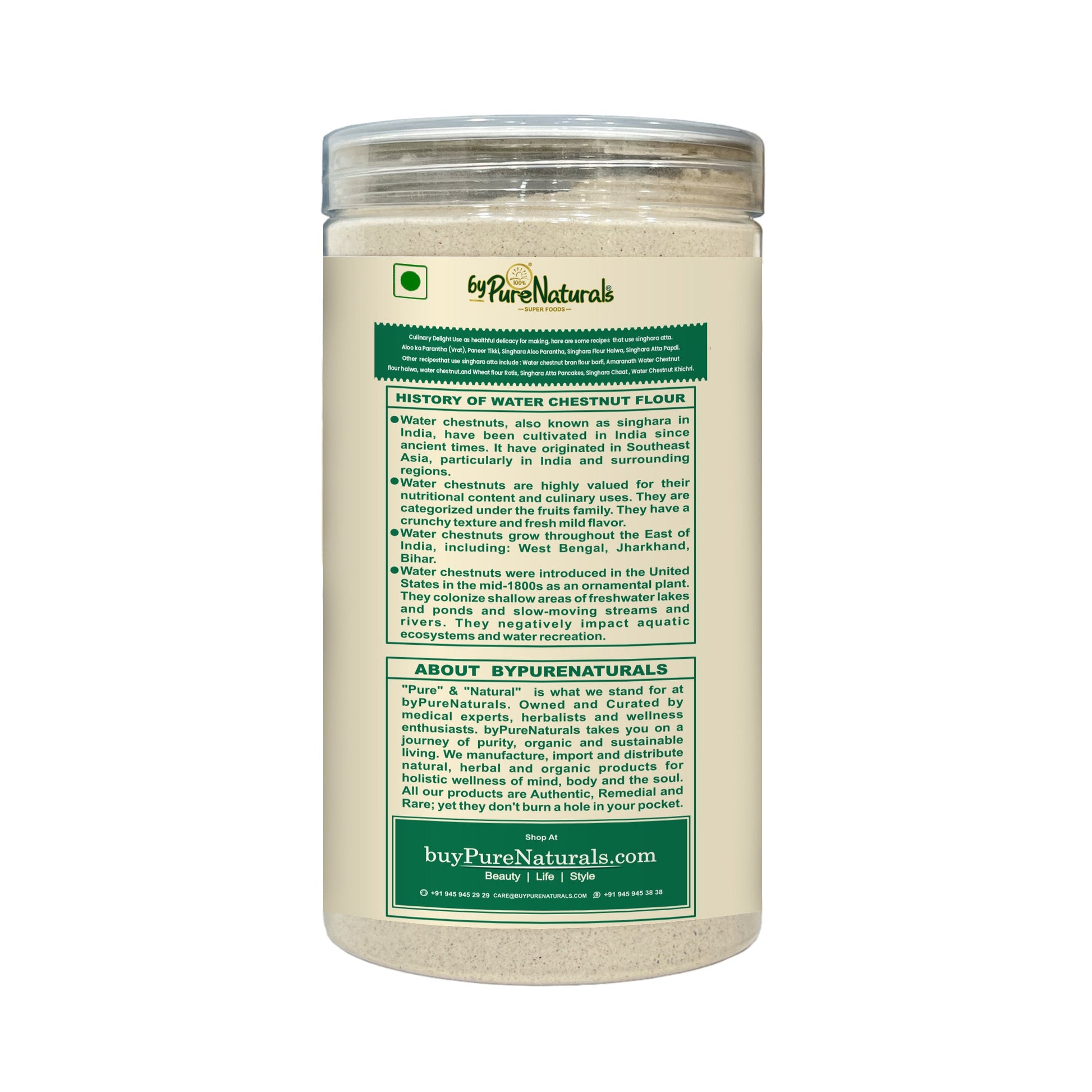 byPureNaturals Singhara Atta (Water Chestnut Flour) - Dista