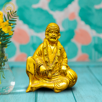 Thumbnail for Sitting Brass Sai Baba: A Timeless Symbol of Serenity for Your Home - Distacart