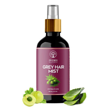 Ivory Natural Hair Mist For Greys Organic For Early Greying & Achieve Natural Black Color - Distacart