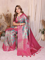Thumbnail for Anaita Banarasi Tissue Silk Saree - Distacart