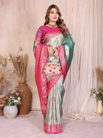 Thumbnail for Anaita Banarasi Tissue Silk Saree - Distacart