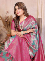 Thumbnail for Anaita Banarasi Tissue Silk Saree - Distacart