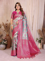 Thumbnail for Anaita Banarasi Tissue Silk Saree - Distacart