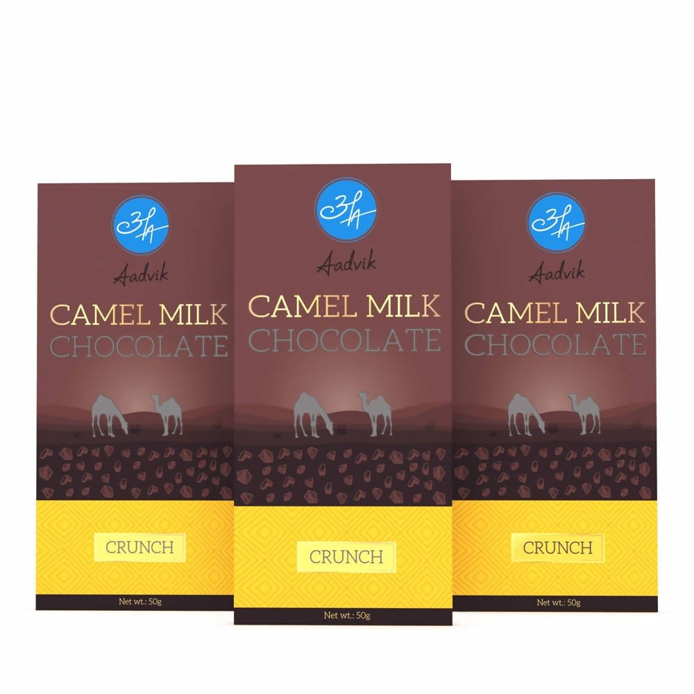 Aadvik Camel Milk Chocolate With Crunch - Distacart