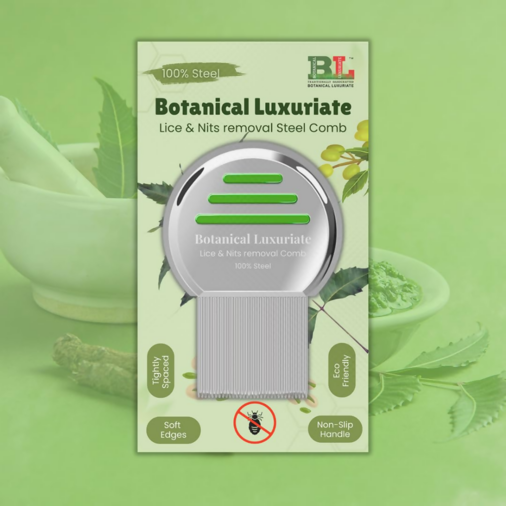 Botanical Luxuriate Lice and Nit's Removal Comb - Multicolour - Dista