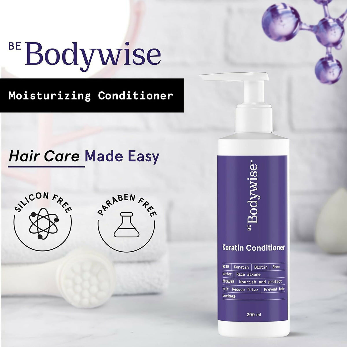 BeBodywise Keratin Conditioner - Distacart