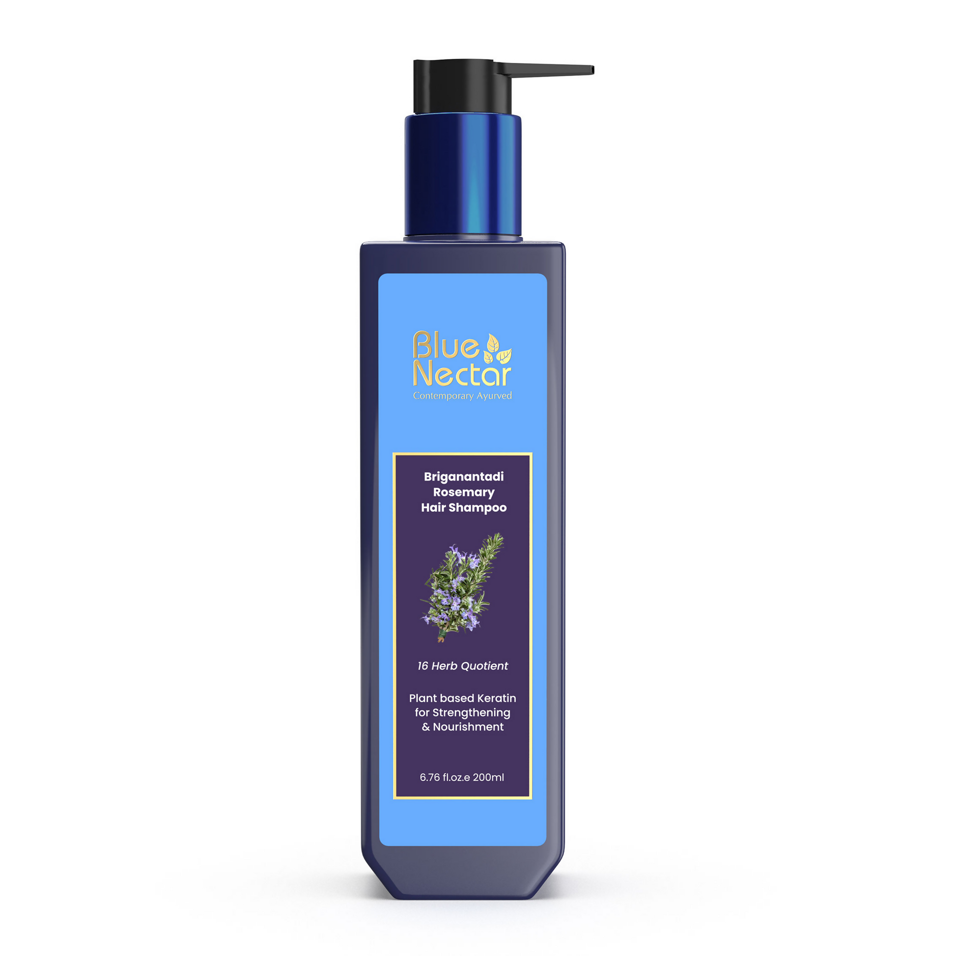 Blue Nectar Rosemary Keratin Shampoo - Distacart
