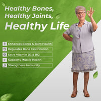 Thumbnail for Health Veda Organics Calcium Magnesium & Zinc Vitamin D3 & B12 Tablets - Distacart