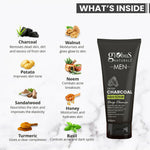 Thumbnail for Globus Naturals Anti Pollution & Anti Acne Detox Charcoal Face Scrub for Men