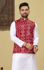 Thumbnail for Anaita Red Printed Soft Cotton Straight Kurti Kurta - Distacart