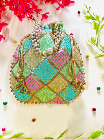 Joban Fashion Potli Bags - Multicolor - Distacart
