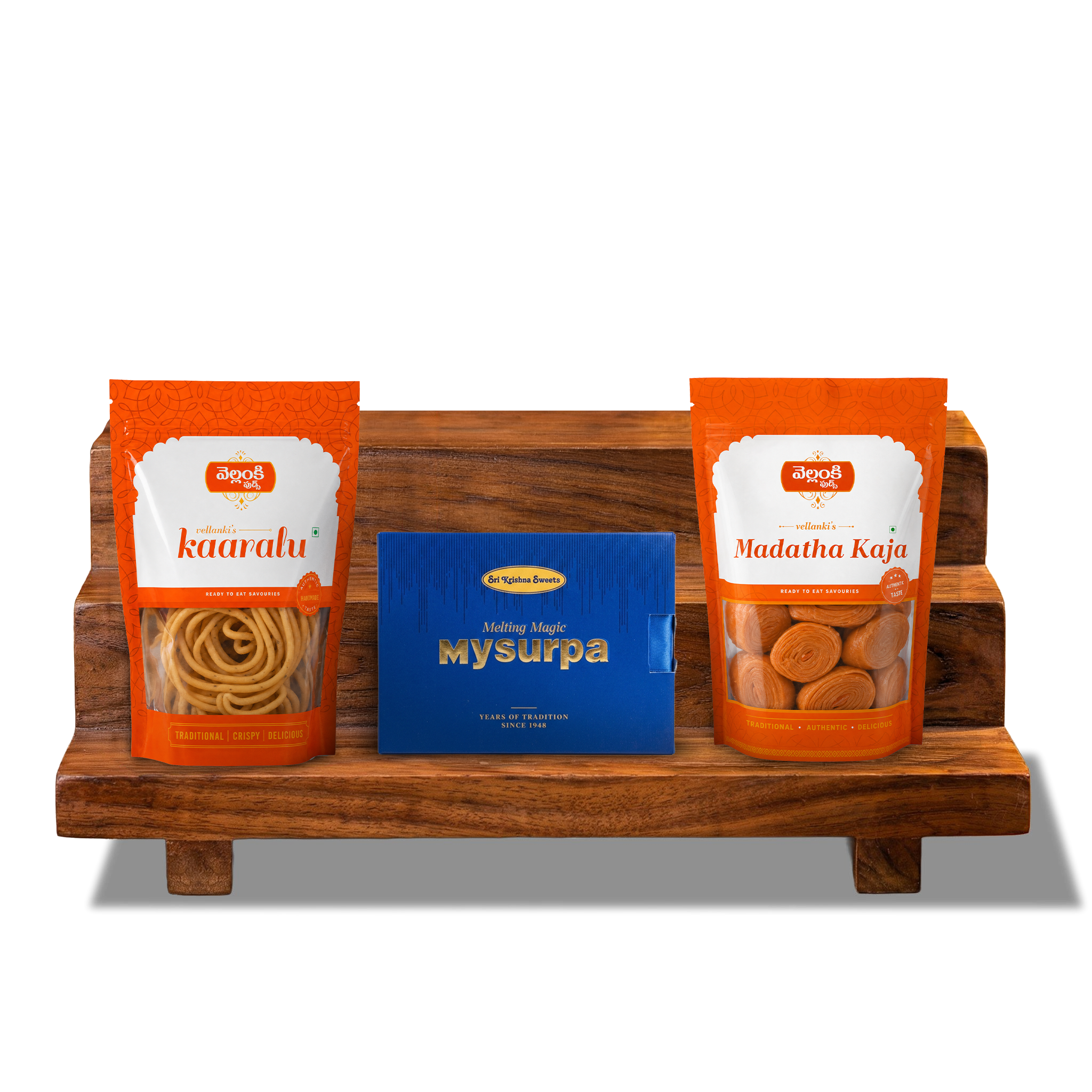 Small Sweet & Savoury Box Authentic Indian Mithai & Traditional Snacks Gift Hamper