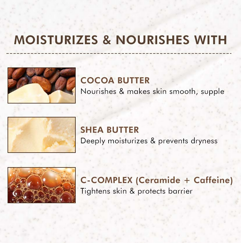 mCaffeine Pore Clear Coffee Cookie Face Scrub for Blackheads & Tan Removal