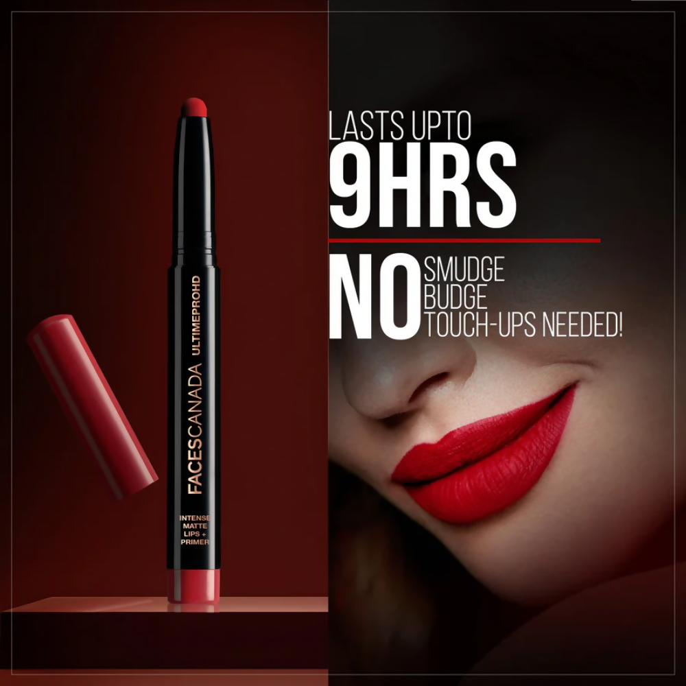 Faces Canada Ultime Pro HD Intense Matte Lips + Primer - Magnetic 02 - Distacart