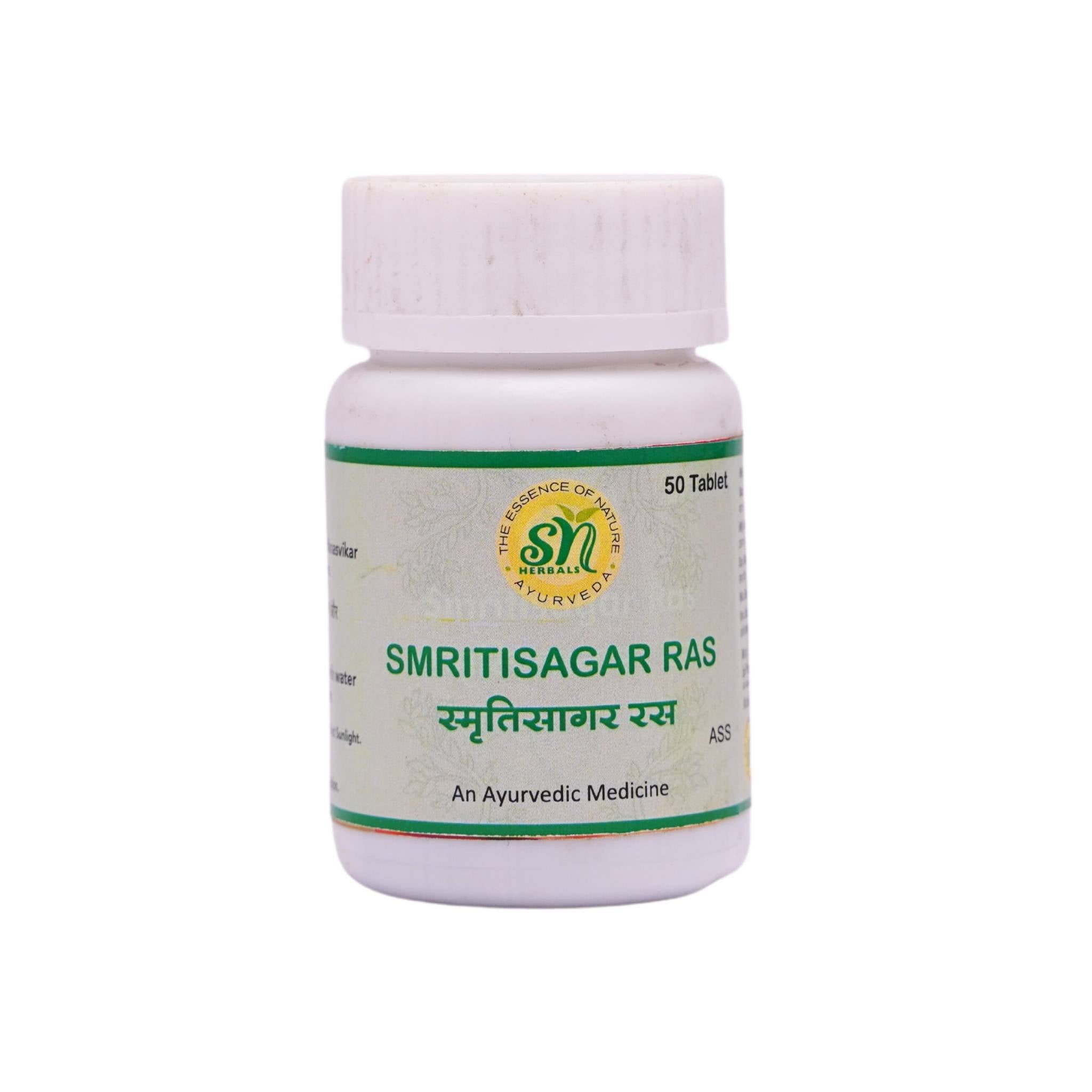 SN Herbals Smritisagar Ras Tablets - Distacart