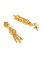 Thumbnail for Ruby Raang Golden Choker with Earrings