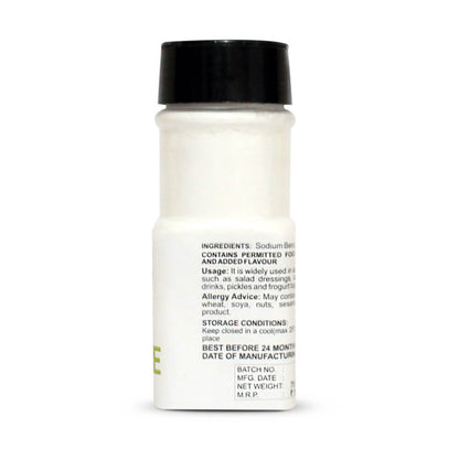 confect sodium benzoate br b 75 gms b