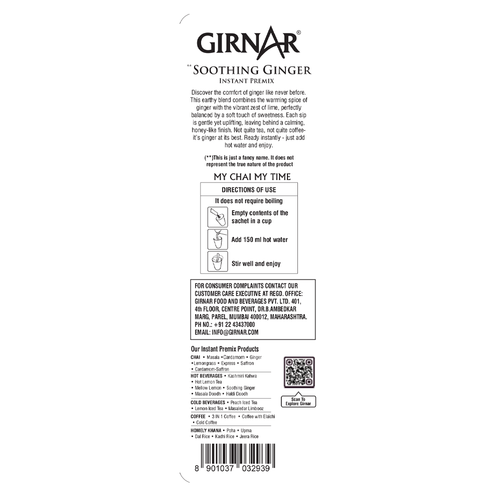 Girnar Instant Premix Soothing Ginger