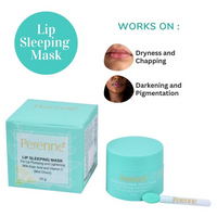 Thumbnail for Perenne Lip Sleeping Mask With Kojic Acid & Vitamin C - Mint Choco