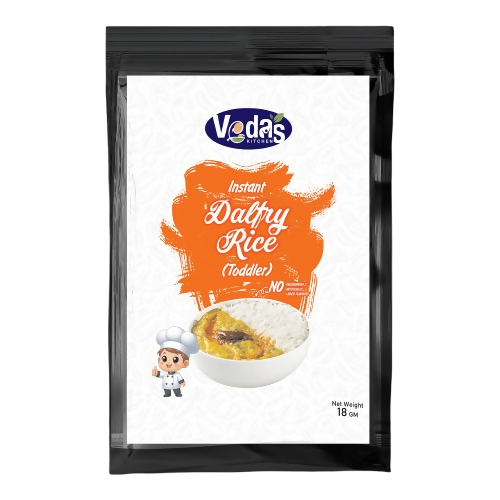 Vedas Kitchen Dal Fry Rice (Toddlers) - Dista