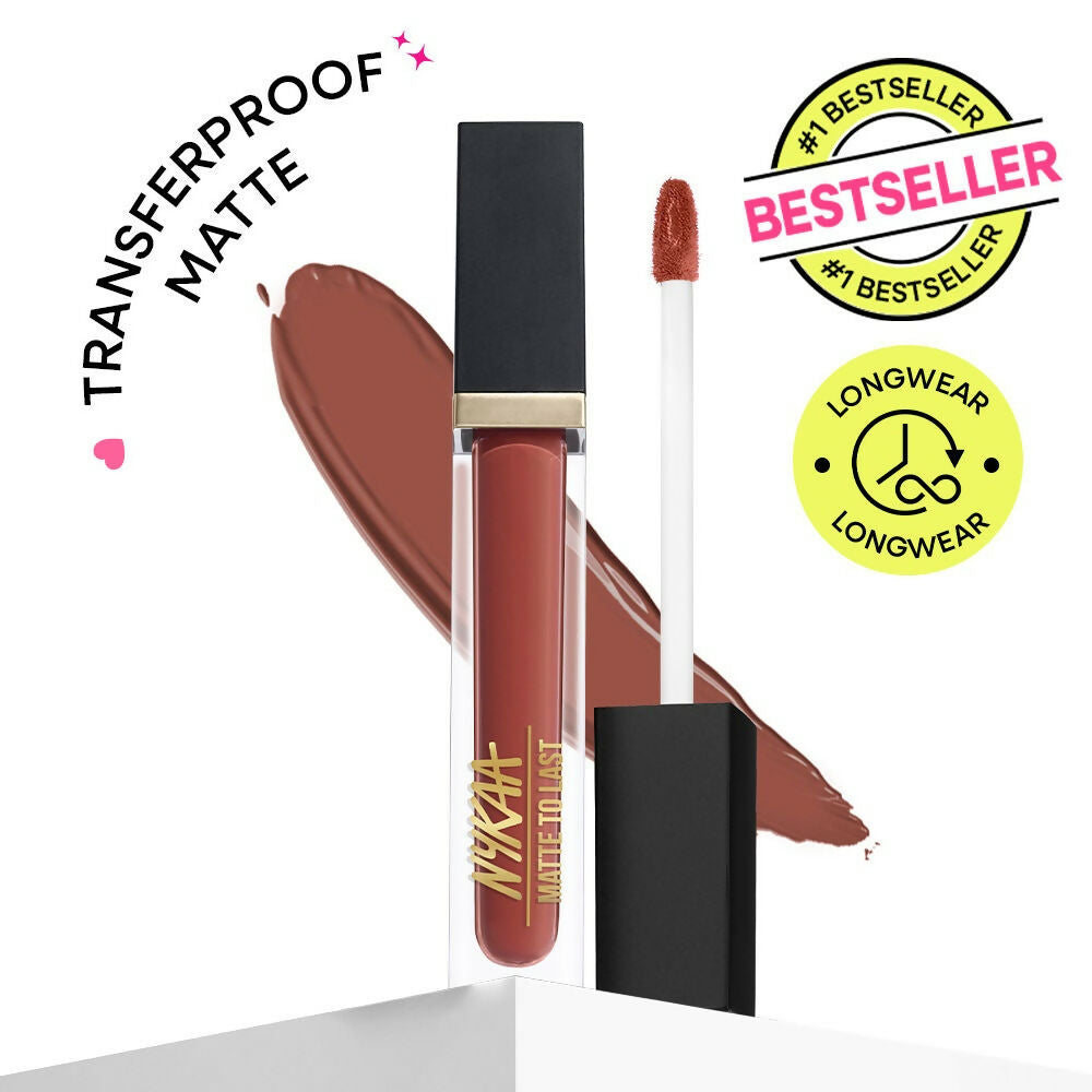 Nykaa Matte To Last ! Transferproof Liquid Lipstick - Madras Kaapi -05 - Dista