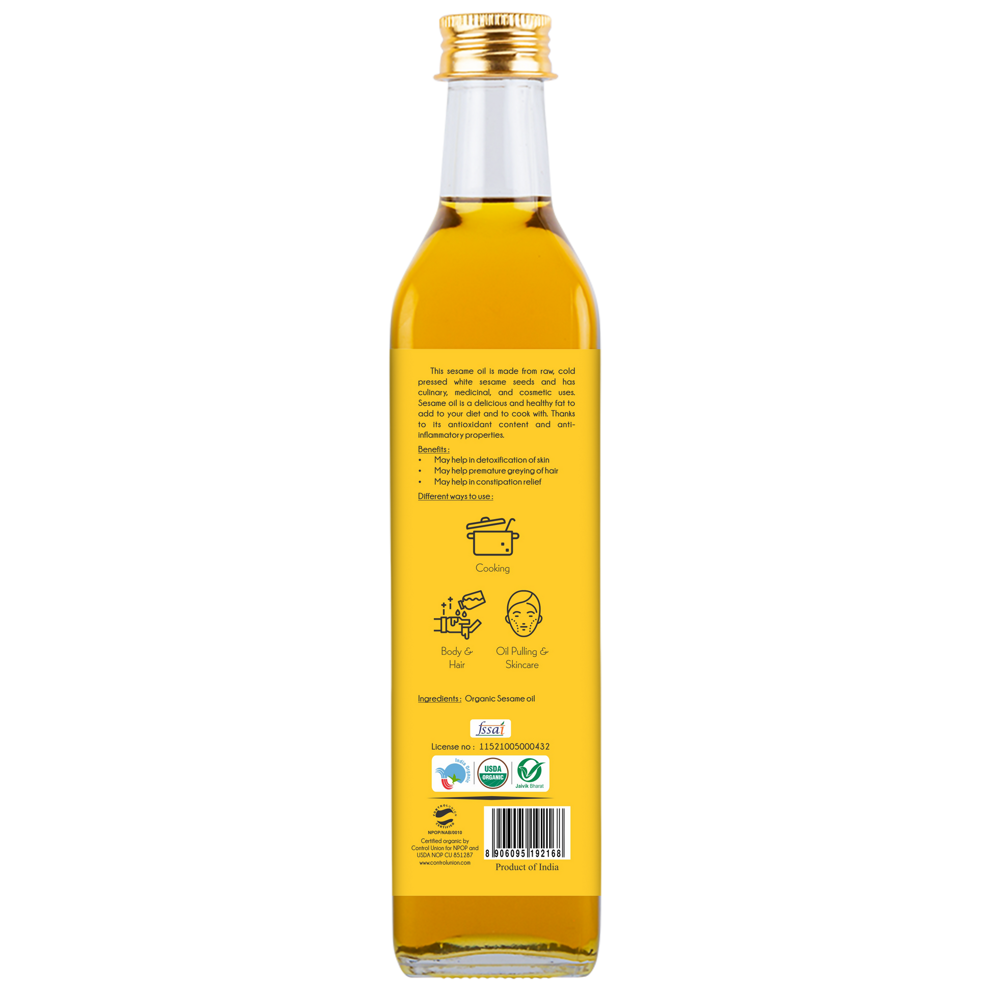 Sesame Oil 500ml 3