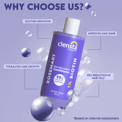 Clensta Rosemary Hair Fall Control Conditioner - Distacart