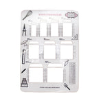 Thumbnail for square cake sketching stencils