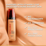 Thumbnail for L'Oreal Paris Liquid Foundation - 145 Rose Beige - Dista