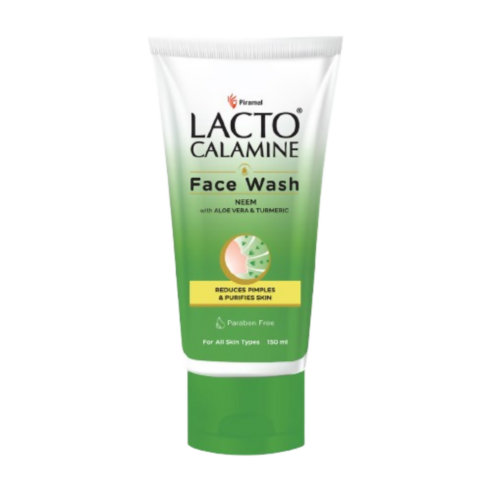 Lacto Calamine Facewash With Neem, Aloe Vera & Turmeric