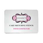 Thumbnail for square cake sketching stencils