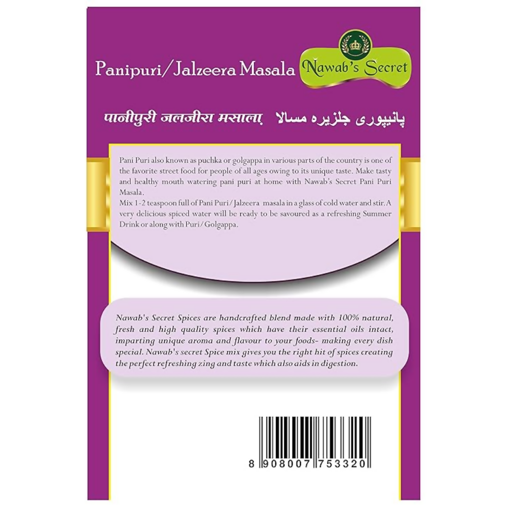 Nawab's Secret Panipuri (Jalzeera) Masala - Dista