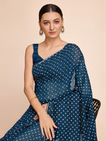 Thumbnail for Vedant Vastram Semi Cotton Bandhani Printed Saree - Morpich - Distacart