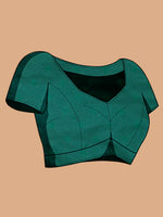 Thumbnail for Vedant Vastram Soft Litchi Silk Banarasi Silk Jacquard Saree - Green - Distacart