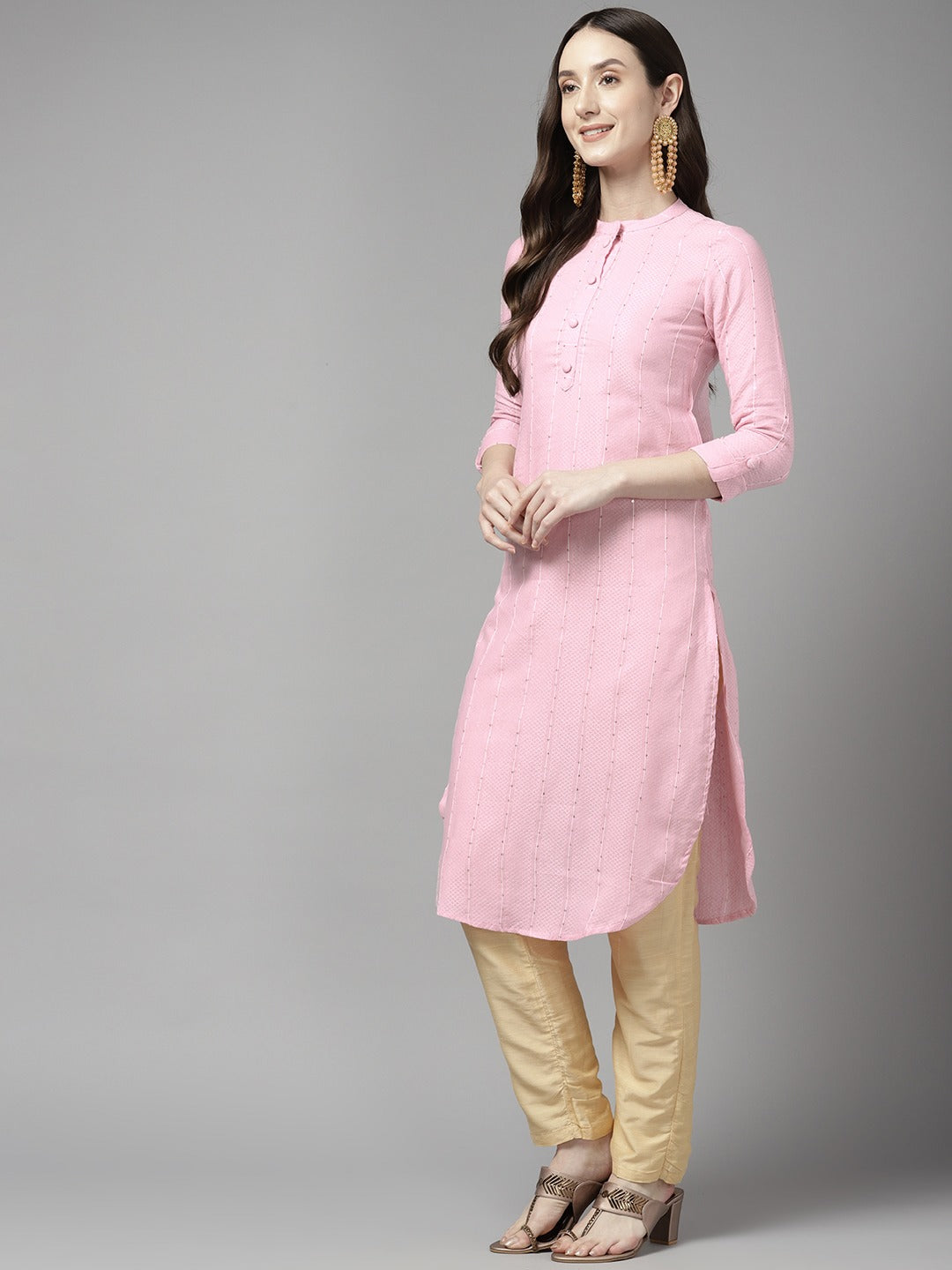 Yufta Striped Kurta - Distacart